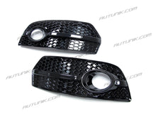 Load image into Gallery viewer, Autunik Honeycomb Fog Light Grill Grille Covers Bezels For Audi Q5 8R 2009-2012 NON-S-Line fg171