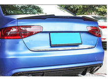 Cargar imagen en el visor de la galería, Autunik For 2009-2012 Audi A4 B8 Sedan Real Carbon Fiber Trunk Spoiler Wing M4 Style