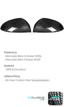 Charger l&#39;image dans la galerie, 100% Dry Carbon Fiber Mirror Covers Replace For Mercedes Benz W206 C-Class W223 2022+ mc154