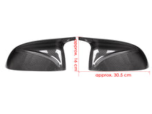 Charger l&#39;image dans la galerie, 100% Dry Carbon Fiber Mirror Covers M Style Replace for BMW X3 G01 X4 G02 X5 G05 X6 G06 X7 G07 2019+ mc157