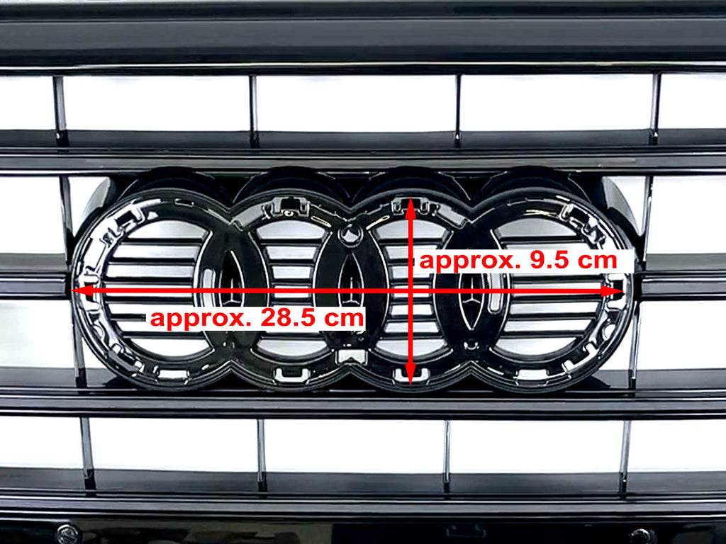 Autunik For 2013-2017 Audi Q5 Non S-Line Black Front Grille Bumper Grill Radiator fg211