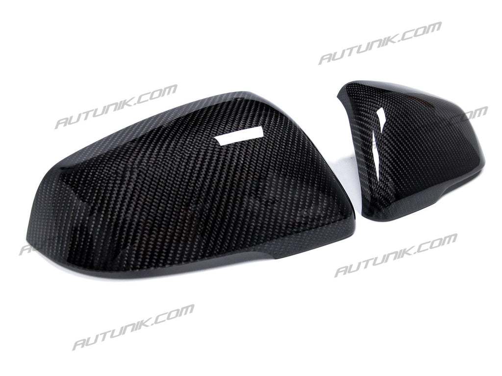 Real Carbon Fiber Mirror Cover Caps For 2020+ Toyota Supra A90 Replacement Wing mc142