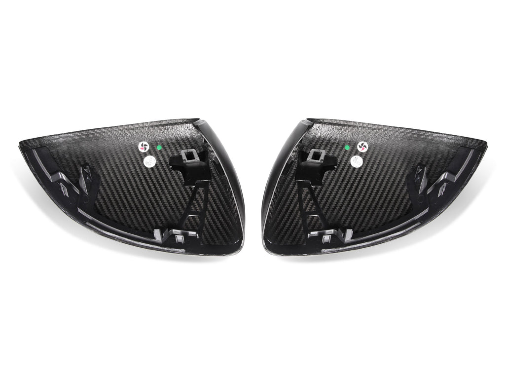 100% Dry Carbon Fiber Mirror Covers Replace For Mercedes Benz W206 C-Class W223 2022+ mc154