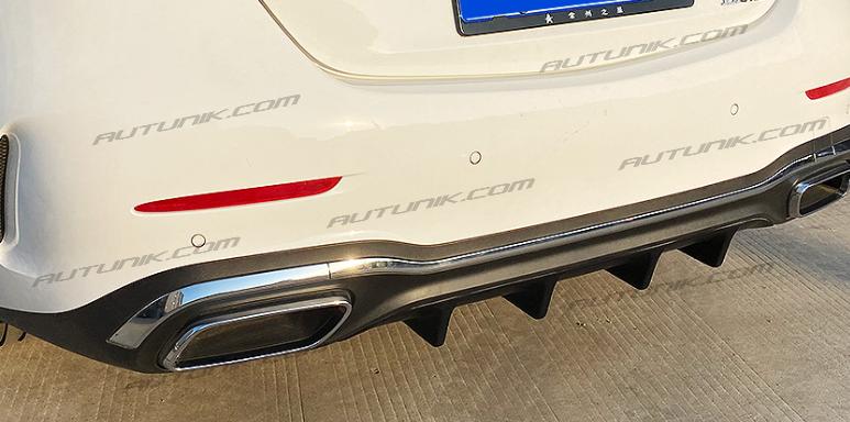 For 2022+ Mercedes C-Class W206 Sedan AMG-Line Rear Bumper Lip Diffuser