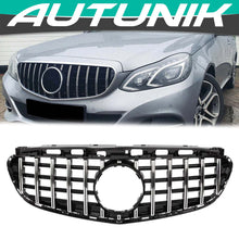 Load image into Gallery viewer, Autunik For 2014-2016 Mercedes W212 Sedan GT Front Hood Grille Grill Silver/Black