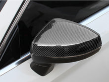 Charger l&#39;image dans la galerie, Real Carbon Fiber Side Mirror Cover Caps For 2014-2020 Audi A3 8V S3 RS3 w/o Lane Assist od17