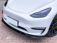 Charger l&#39;image dans la galerie, Gloss Black Front Bumper Lip Splitters for Tesla Model 3 2017-2023 di141 Sales