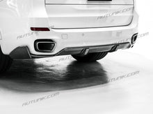 Cargar imagen en el visor de la galería, Carbon Fiber Look Front Lip + Rear Diffuser For 2014-2018 BMW X5 F15 M-Sport