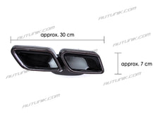Cargar imagen en el visor de la galería, C63S Style Rear Diffuser + Black Exhaust Tips for Mercedes W205 Coupe/Convertible C300 C43 AMG 2015-2021 di74