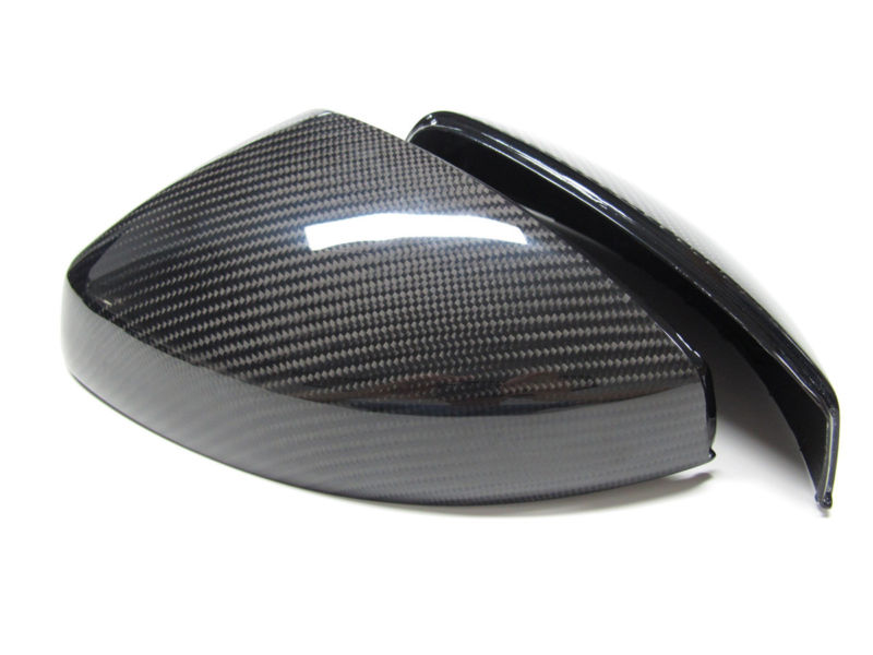 Real Carbon Fiber Side Mirror Cover Caps For 2014-2020 Audi A3 8V S3 RS3 w/o Lane Assist od17