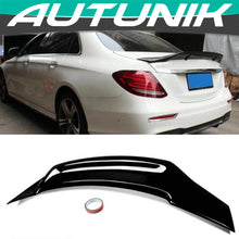 Cargar imagen en el visor de la galería, Autunik For 2017-2023 Mercedes E-Class W213 Sedan E63 Gloss Black Rear Trunk Spoiler Wing