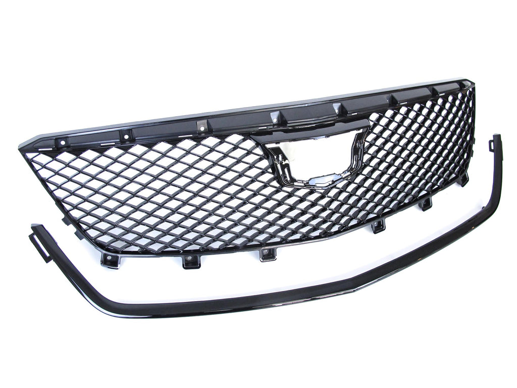 Honeycomb Front Upper Grille w/ Molding Trim For Cadillac CT4 2020-2023 fg232 Sales