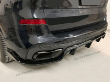 Load image into Gallery viewer, Autunik 3PCS Gloss Black Rear Diffuser Lip Splitters For BMW G05 X5 2019-2021 M Sport Bumper di119