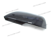 Cargar imagen en el visor de la galería, Autunik Real Carbon Fiber Mirror Cover Caps Replacement For Ford Mustang WITH LED Signal GT 2015-2021 mc116