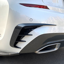 Cargar imagen en el visor de la galería, Gloss Black Rear Bumper Side Vent Splitter for BMW 3-Series G20 m340i 330i M-Sport 2019-2022
