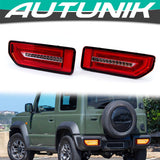 Autunik For 2019-2022 Suzuki Jimny JB64W/JB74W LED Tail Light Brake Turn Signal Lamps