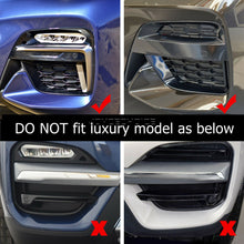 Cargar imagen en el visor de la galería, Cerium Grey Front Fog Light Cover Grille For BMW X3 G01 X4 G02 2018-2021 fg201