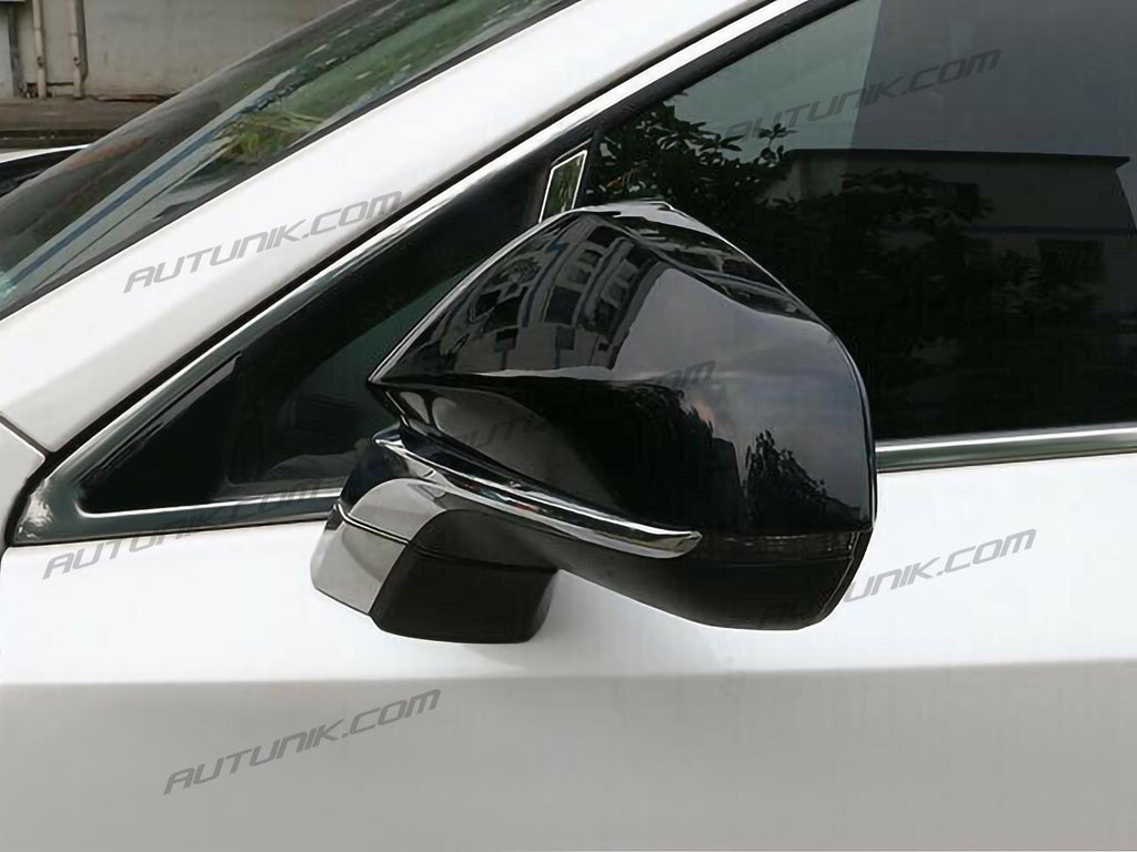 Gloss Black Side Mirror Cover Caps for Lexus NX200t NX300 RX350 RX450h 2015-2021 mc31