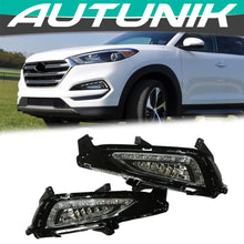 Cargar imagen en el visor de la galería, Autunik LED DRL Daytime Running Lights Fog Lamp For Hyundai Tucson 2015-2017