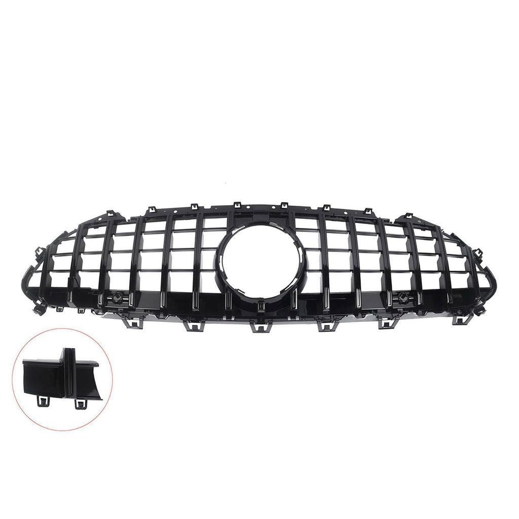 Autunik 2019-2022 For Mercedes Benz CLS C257 W257 Gloss Black GTR Front Grille Grill