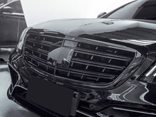 Laden Sie das Bild in den Galerie-Viewer, Glossy Black Front Grille Grill for Mercedes Benz S W222 Sedan 2014-2020 fg249