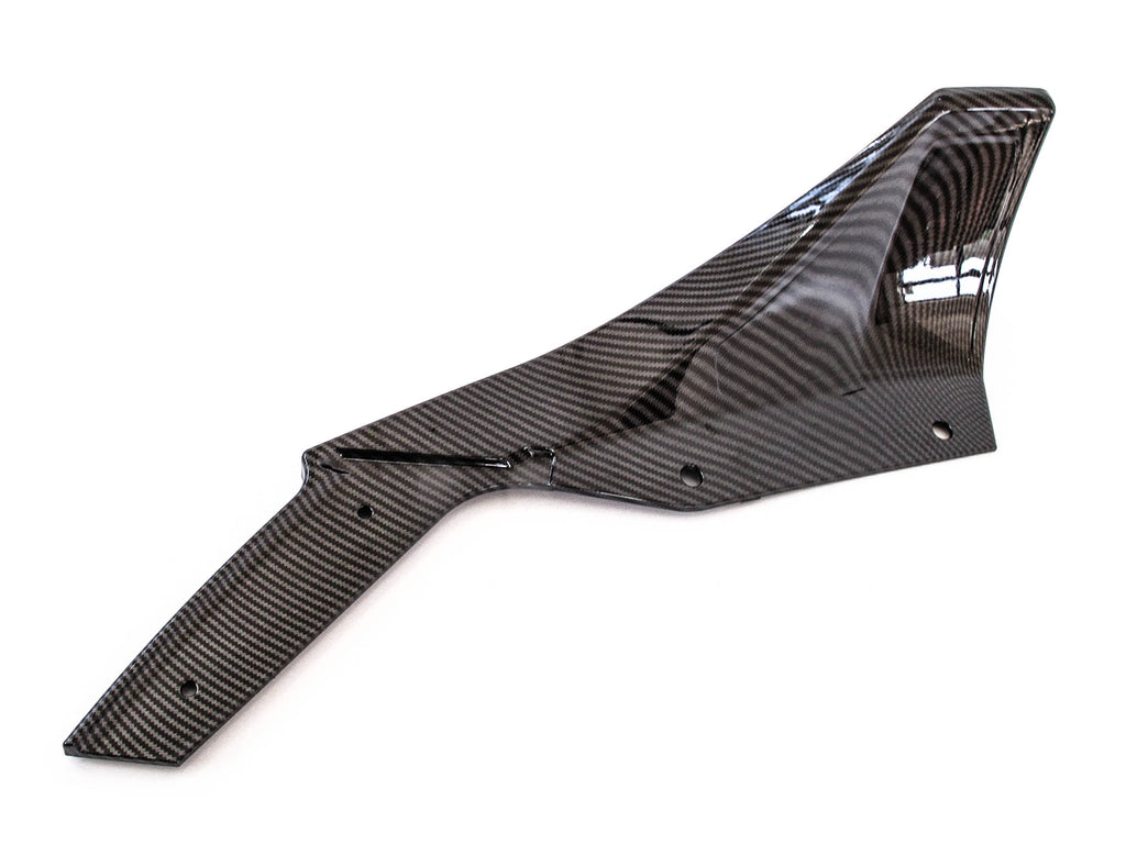 Autunik Fits 2017-2022 Tesla Model 3 Rear Diffuser Aprons Side Canards Carbon Fiber Look di140