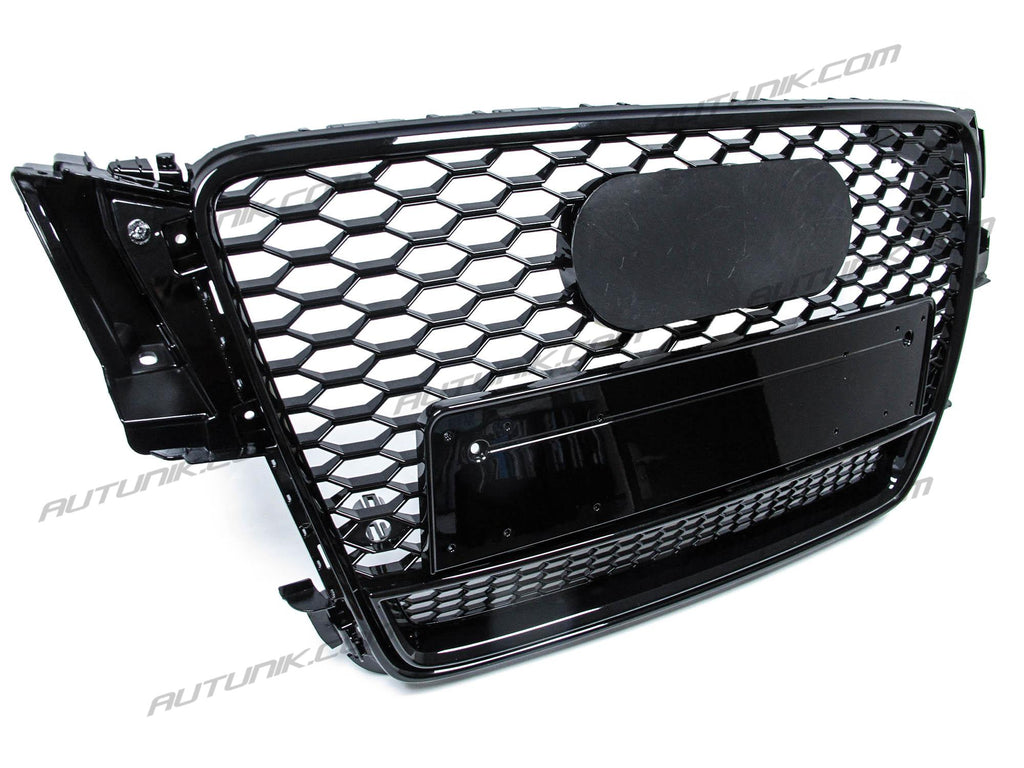 Autunik For 2008-2012 Audi A5/S5 B8 RS5 Style Honeycomb Front Bumper Grille Grill fg163