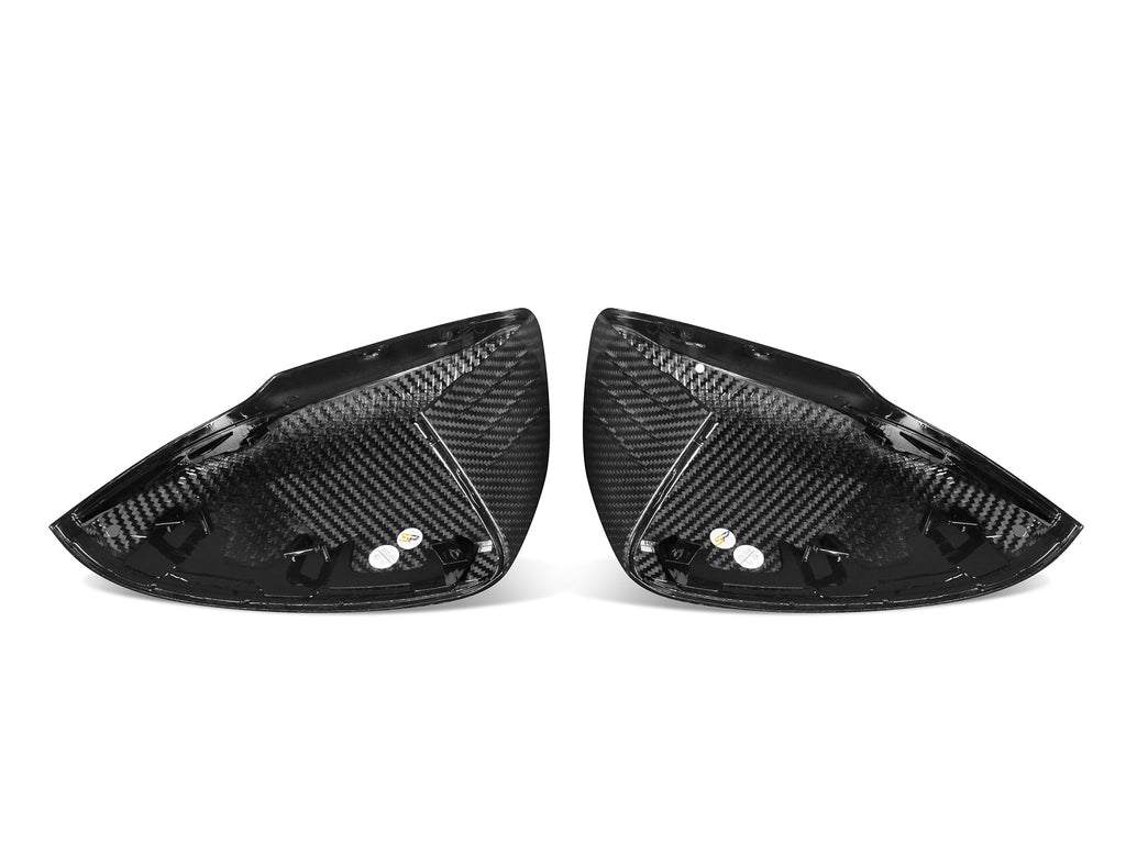 100% Dry Carbon Fiber Mirror Cover Caps Replace for Mercedes A-Class W177 CLA C118 W118 2020-2023 mc158