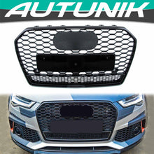 Charger l&#39;image dans la galerie, Honeycomb Front Grille Grill Bumper Mesh Radiator RS6 Style for AUDI A6 S6 C7.5 16-18 fg119