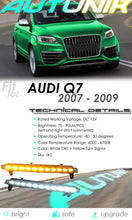 Laden Sie das Bild in den Galerie-Viewer, Autunik LED Daytime Running Light DRL Turn Signals Fog Lamps For Audi Q7 2007-2009 dr2