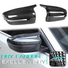 Laden Sie das Bild in den Galerie-Viewer, 100% Dry Carbon Fiber Mirror Cover Caps Replace for BMW G20 G22 G26 G30 G11 G12 G14 G15 G16 LHD mc152