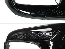 Load image into Gallery viewer, Rear Diffuser w/ LED + Black Exhaust Tips For Mercedes W205 C63 C63S AMG 2015-2021
