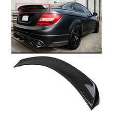 Cargar imagen en el visor de la galería, Autunik Real Carbon Fiber Highkick Trunk Spoiler Wing For Mercedes Benz W204 2-door Coupe 2012-2014