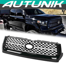 Charger l&#39;image dans la galerie, Gloss Black Honeycomb Front Hood Grille Fo Toyota Tundra 2021-2021