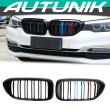 Load image into Gallery viewer, M-Color Black Front Kidney Grill For 2017-2021 BMW 5-Serial G30 Sedan