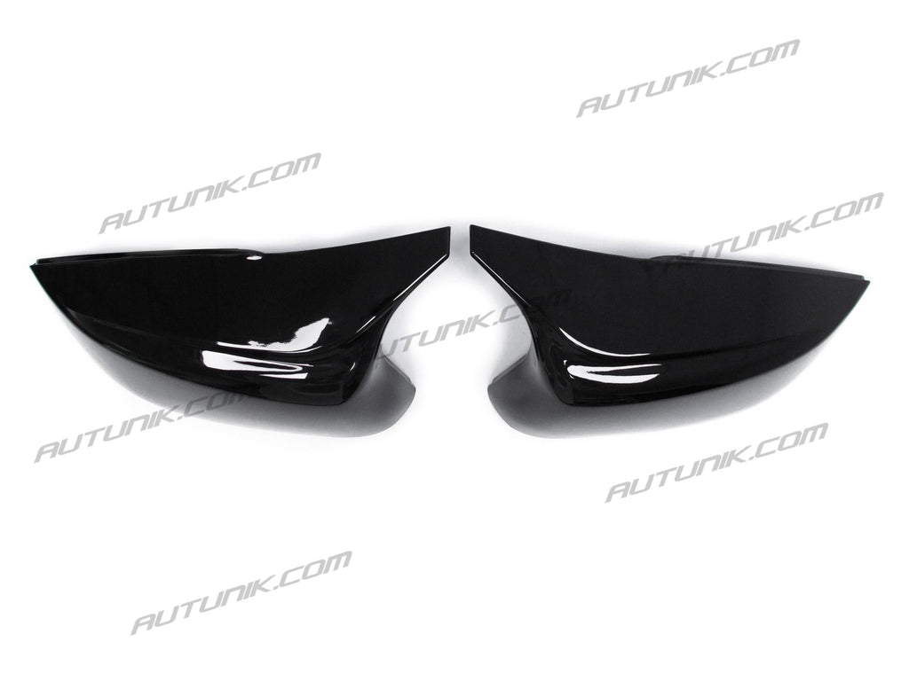 Glossy Black Side Mirror Cover Caps Replacement for Infiniti Q50 Q60 Q70 QX30 2014-2021 mc61