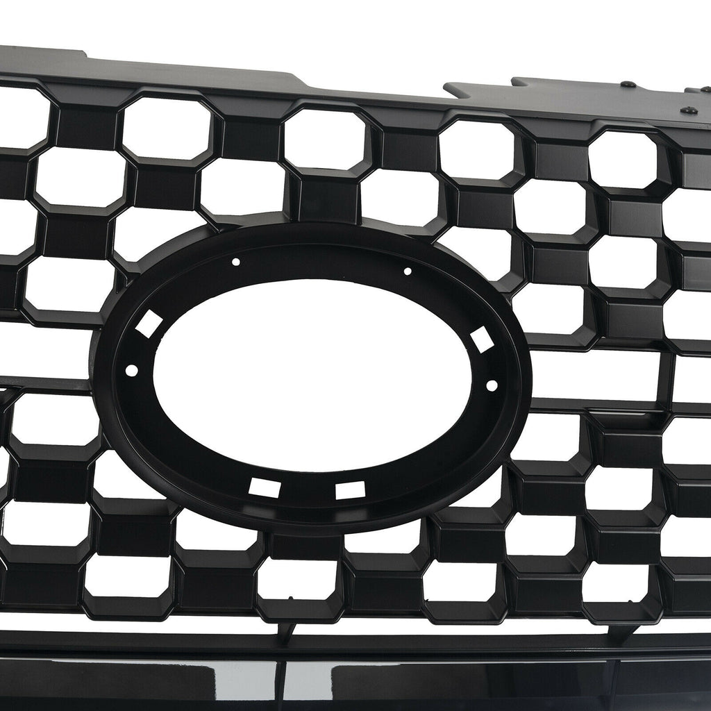 Autunik Front Bumper Grille Grill (Silver+Matte Black) for Toyota Tundra 2014-2020 without Sensors