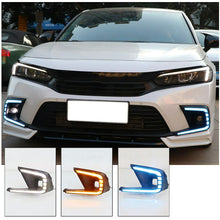 Laden Sie das Bild in den Galerie-Viewer, Autunik LED DRL Fog light Daytime Running Lights Head Lamp Fit For Honda Civic 2022-2023