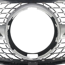 Charger l&#39;image dans la galerie, Autunik Diamond Style Front Bumper Grill Grille For Mercedes-Benz X253 GLC 2015-2019 Silver