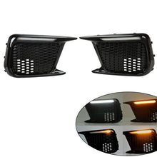 Cargar imagen en el visor de la galería, Autunik For 18-21 Subaru WRX STI Sequential LED DRL Dayting Running Lights Kits Fog Light Bezels