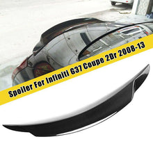 Cargar imagen en el visor de la galería, Autunik For 2008-2013 Infiniti G37 Coupe Carbon Fiber Trunk Spoiler Wing