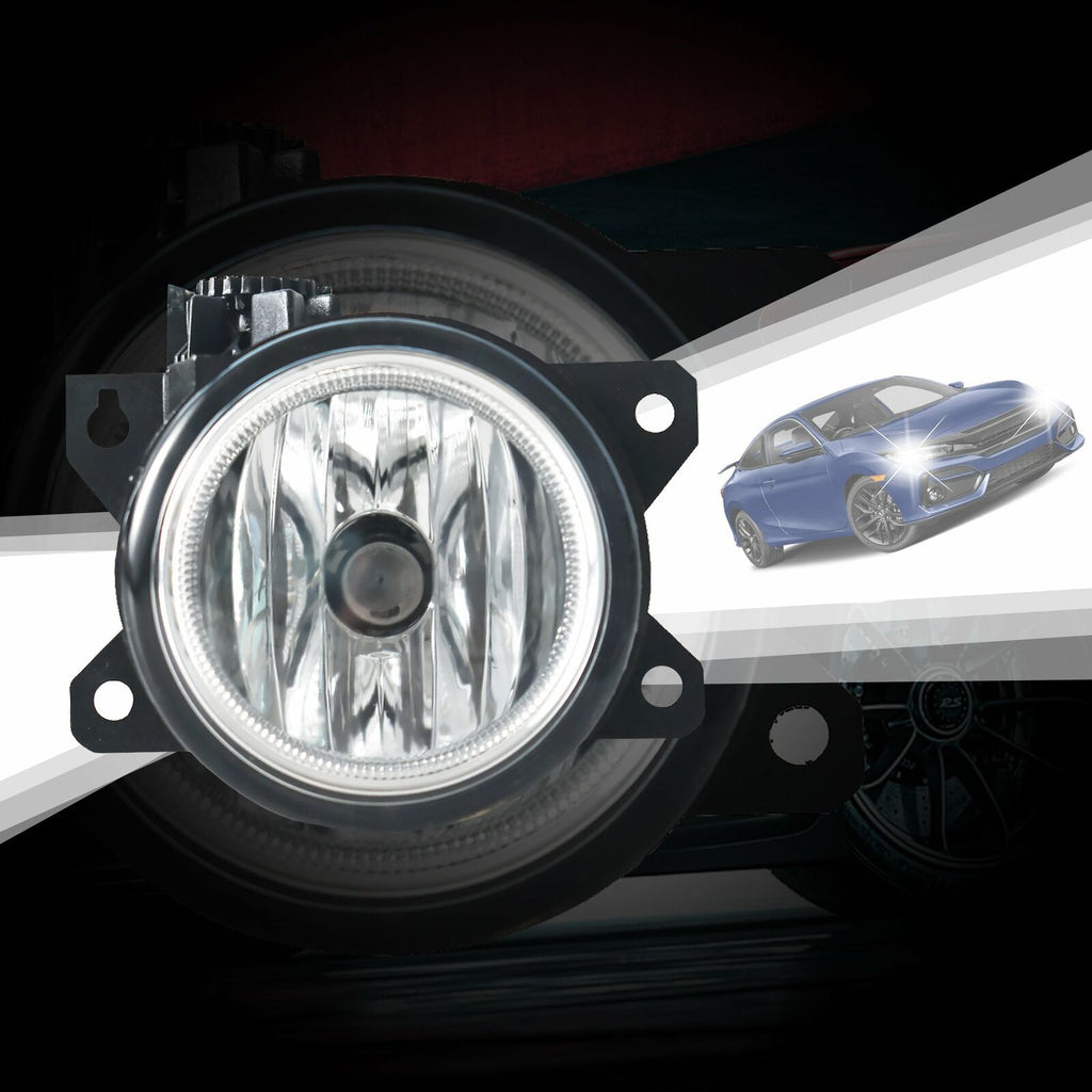 Autunik Front Bumper Fog Light Lamp Cover for 2019-2020 Honda Civic Coupe/Sedan