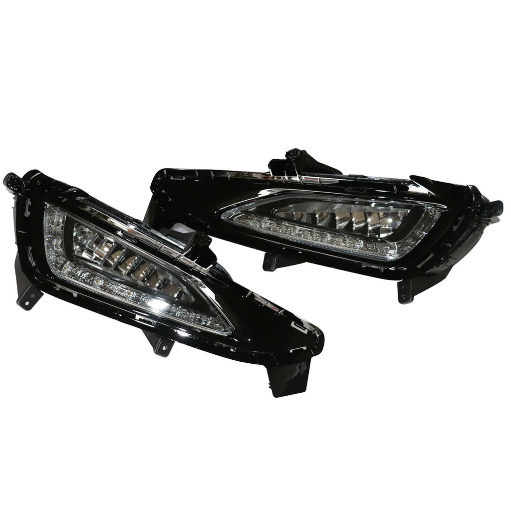 Autunik LED DRL Daytime Running Lights Fog Lamp For Hyundai Tucson 2015-2017