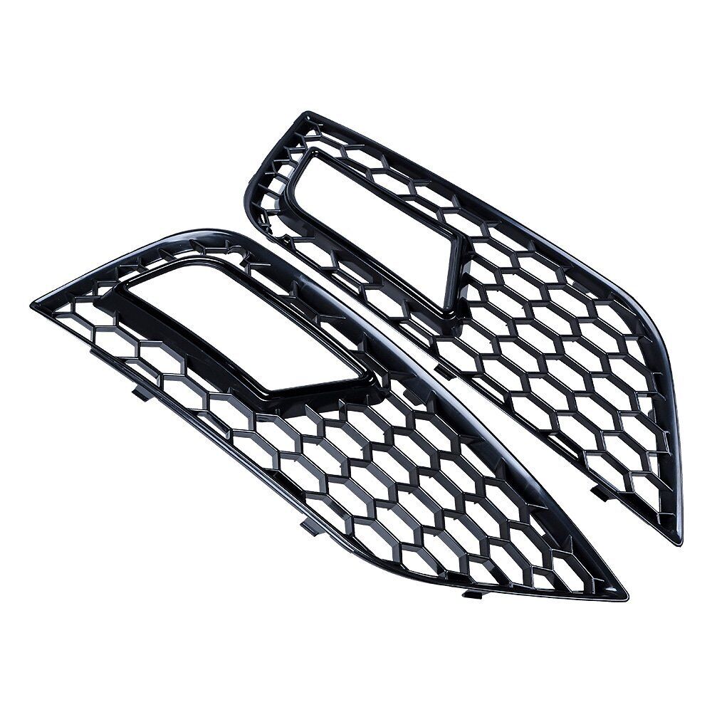 Front Fog Light Cover Lower Grille For Audi A4 B8.5 Non-Sline 2013-2016