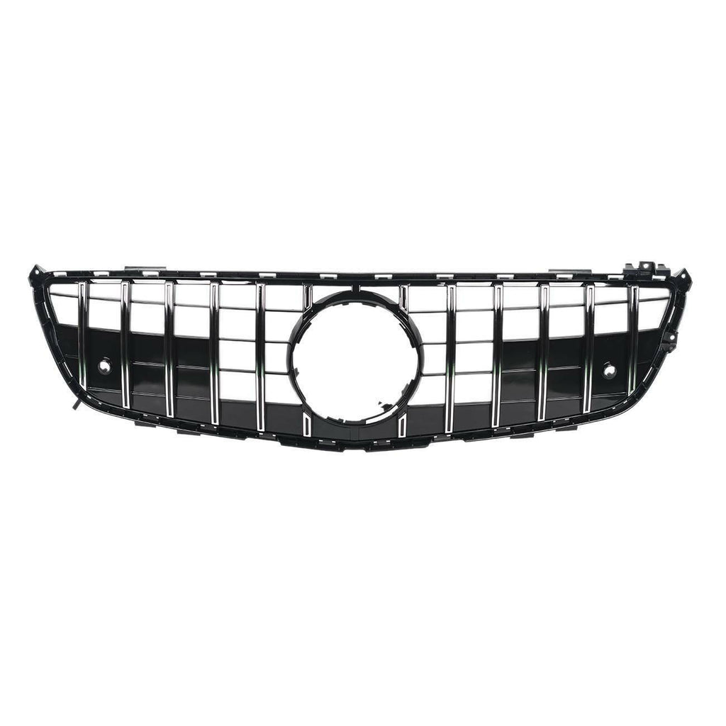 Autunik GT Style Front Bumper Grill Grille For Mercedes-Benz R231 SL Pre-facelift 2013-2016 w/o Camera Chrome/Black