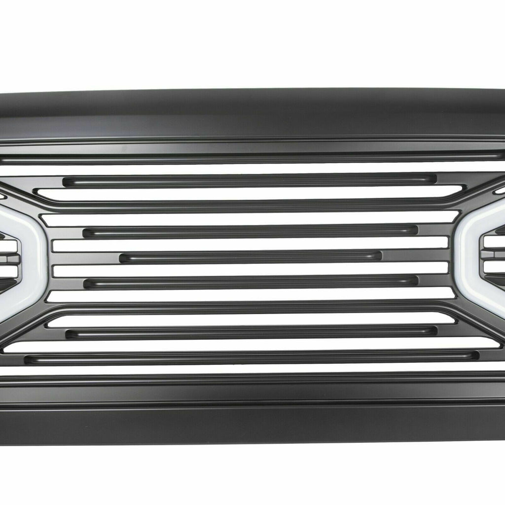 Autunik Big Horn Front Bumper Grille Grill Shell w/ LED Lights for Dodge Ram 2500 3500 2010-2018