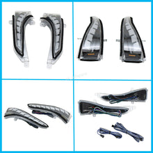 Charger l&#39;image dans la galerie, Clear LED DRL Mirror Sequential Turn Signal Lights For 2014-2022 Infiniti Q50/Q60