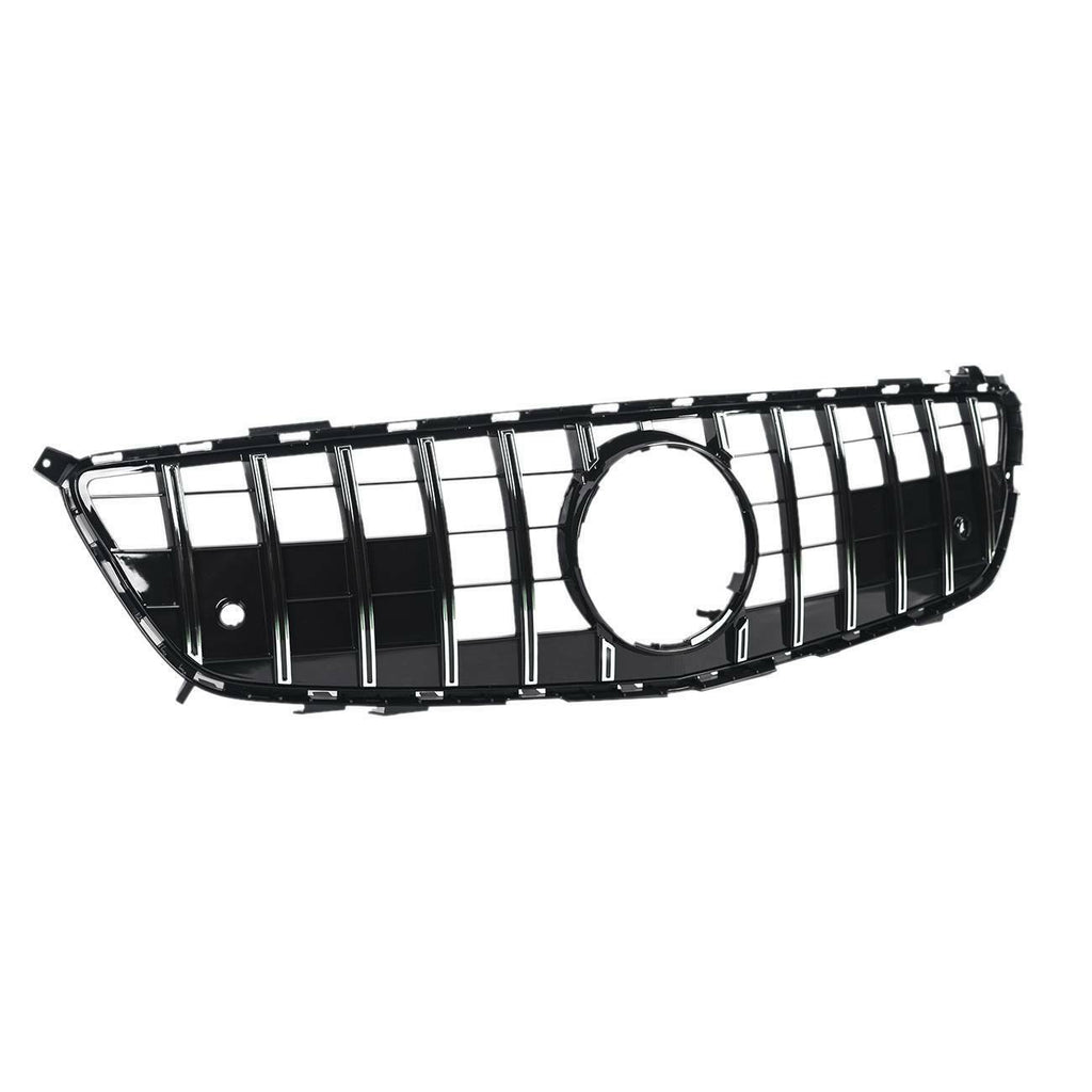Autunik GT Style Front Bumper Grill Grille For Mercedes-Benz R231 SL Pre-facelift 2013-2016 w/o Camera Chrome/Black