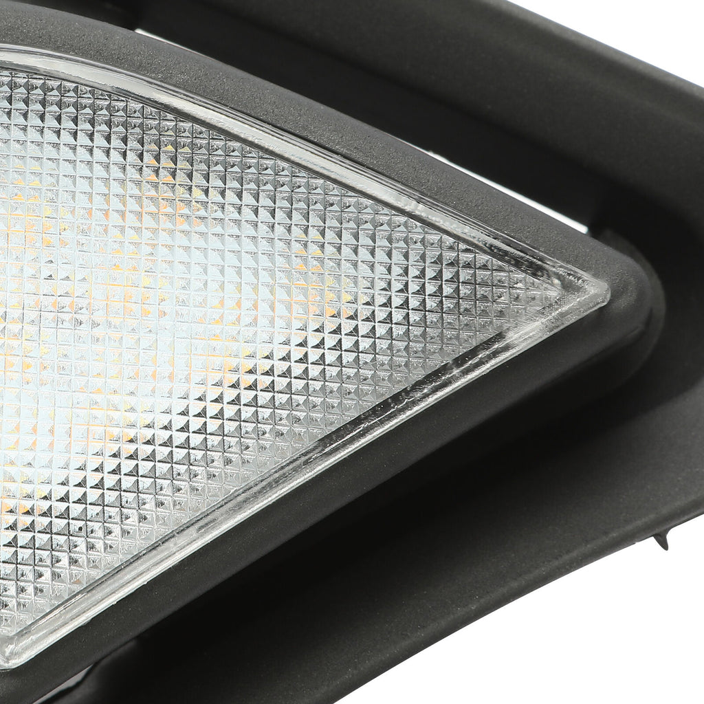 Autunik LED DRL Daytime Running Light Fog Lamps Kit For Toyota Highlander 2017-2019