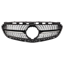 Load image into Gallery viewer, Autunik For 2014-2016 Mercedes W212 Sedan Diamond Front Grille Grill Black/Chrome